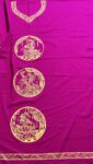 Purple Pattachitra designed dress