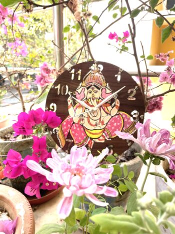 Wall clock-Ganpati