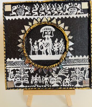 Tribal art in canvas