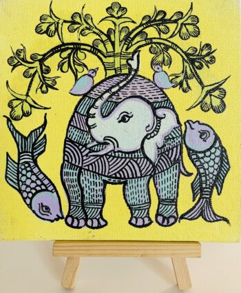 Teams of elephant ,fish and birds