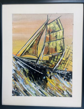 Morden art Sailor Boat