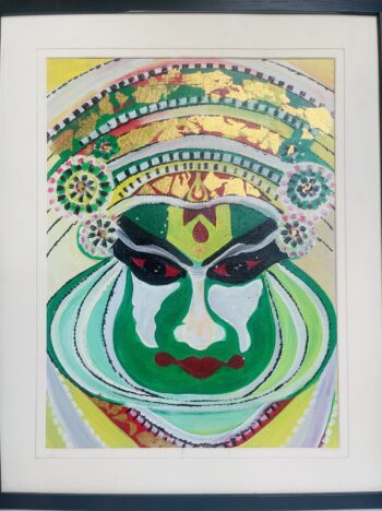 Morden kathakali dance face