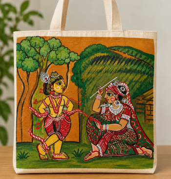 Tote bag design for Janmastami